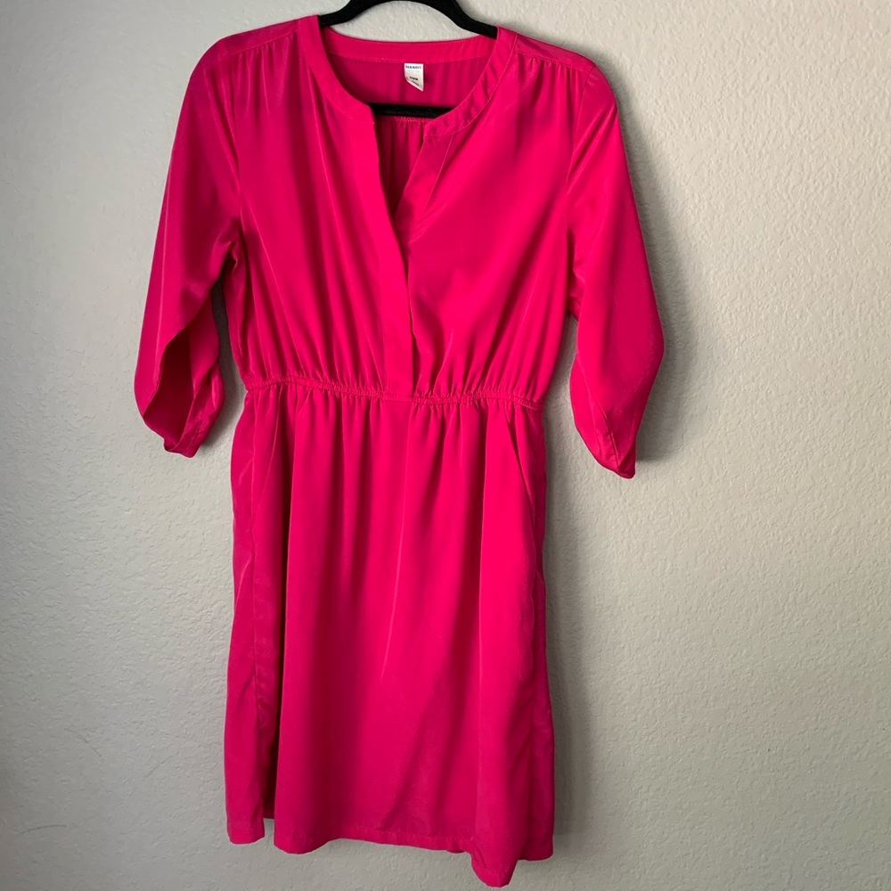 Old Navy Bright Pink Dress